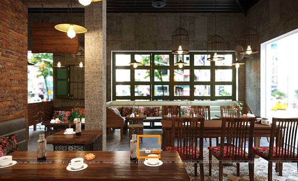 thiết kế quán cafe tại Mỹ